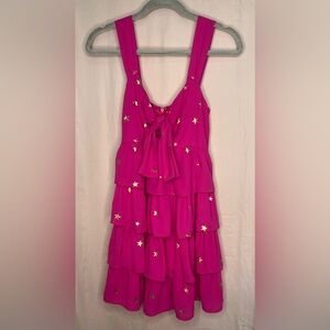 Pink & Stars Mini Dress